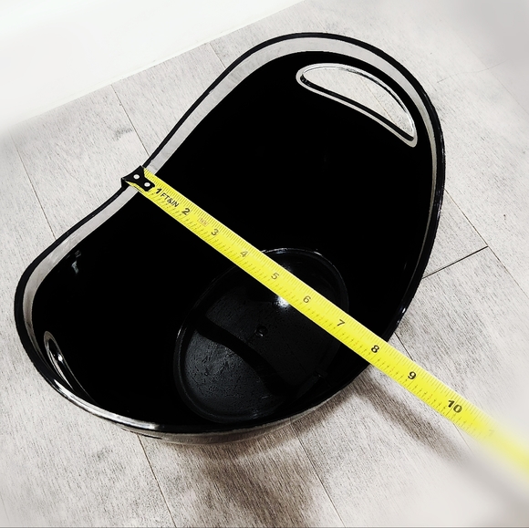 Pisco Porton black plastic ice bucket - Picture 2 of 3